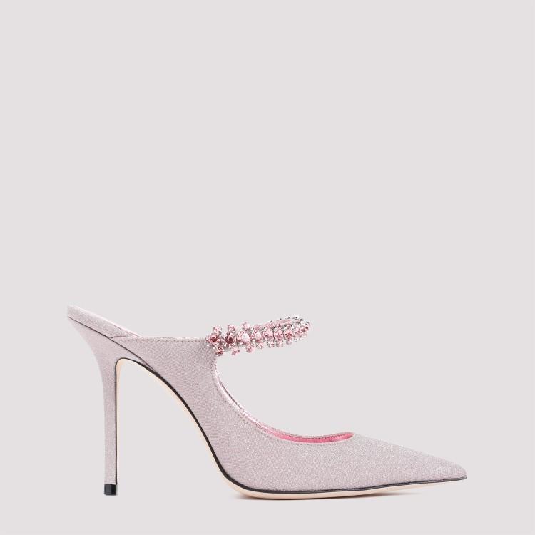 JIMMY CHOO Pointed Toe Mules In Pink Product Image