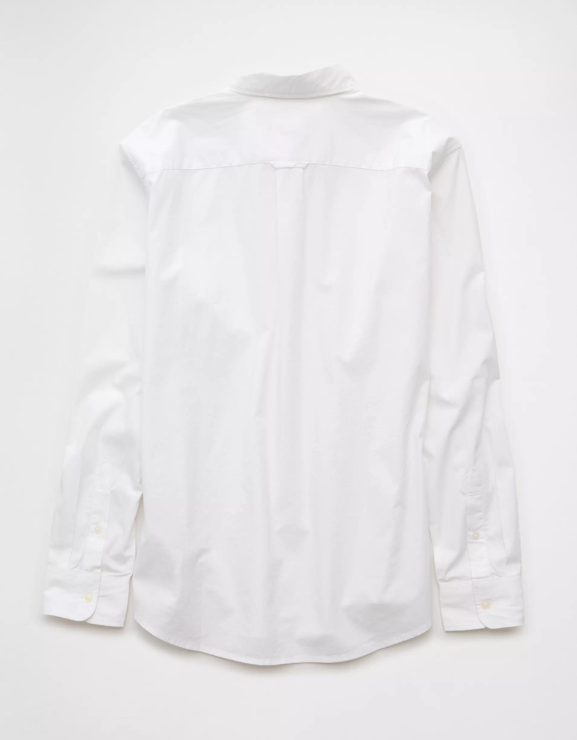 AE Everyday Poplin Button-Up Shirt Product Image
