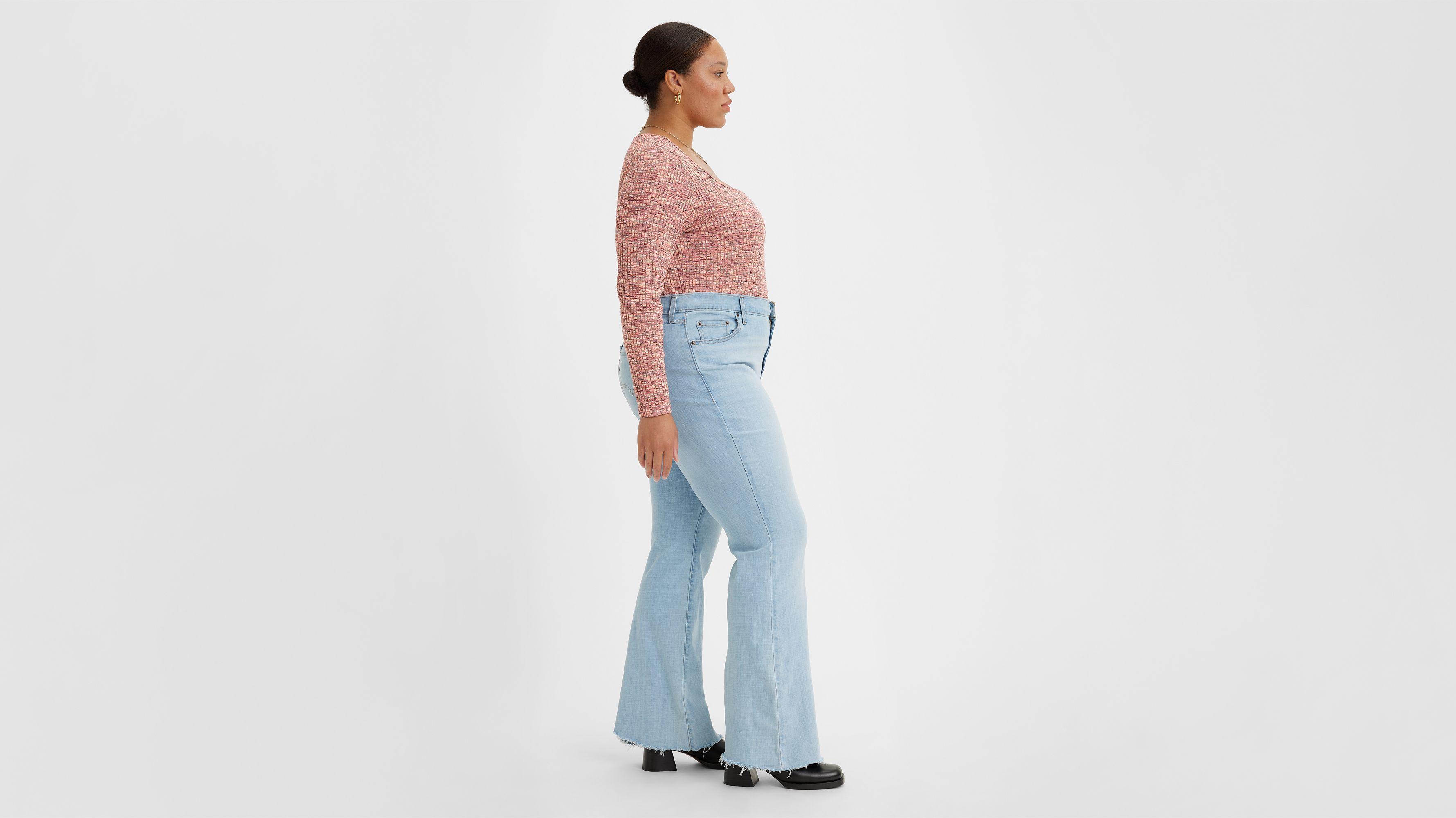 726 High Rise Flare Women's Jeans (Plus Size) Product Image