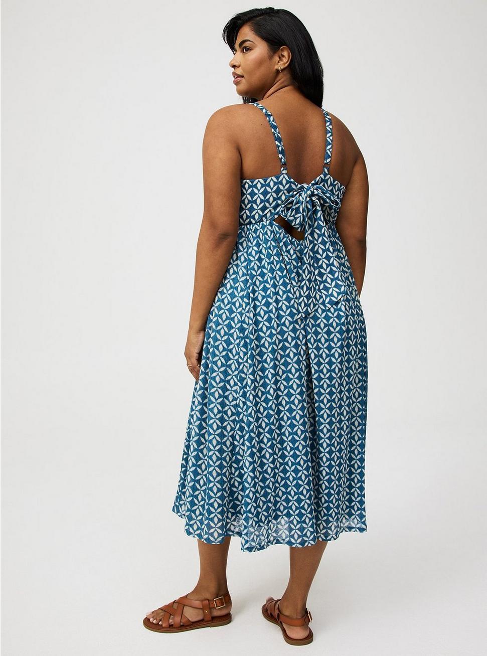 Sleeveless Tie-Back Midi Dress Product Image