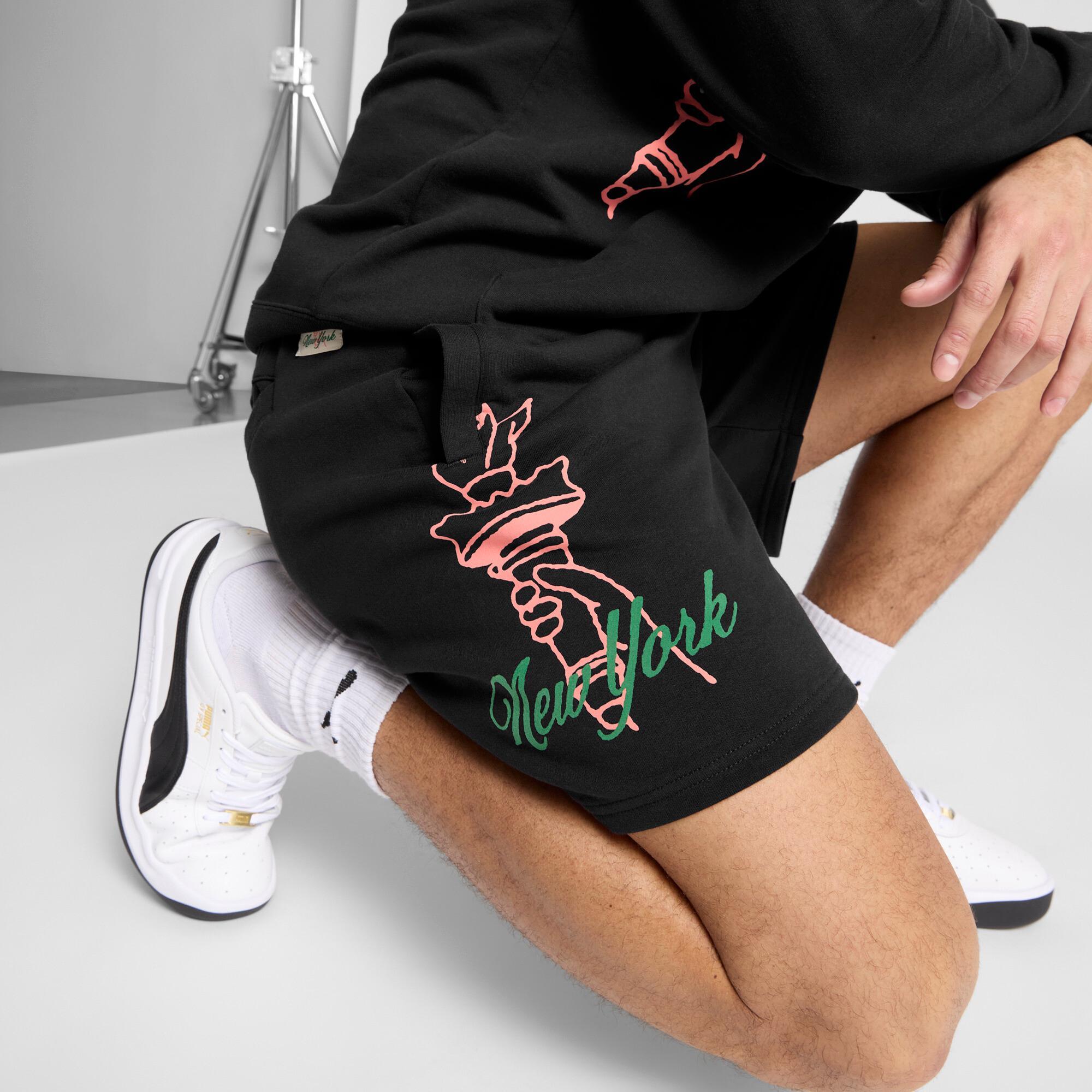 PUMA Wardrobe Essentials Bright Lights NYC Flagship Men's 7" Shorts Product Image