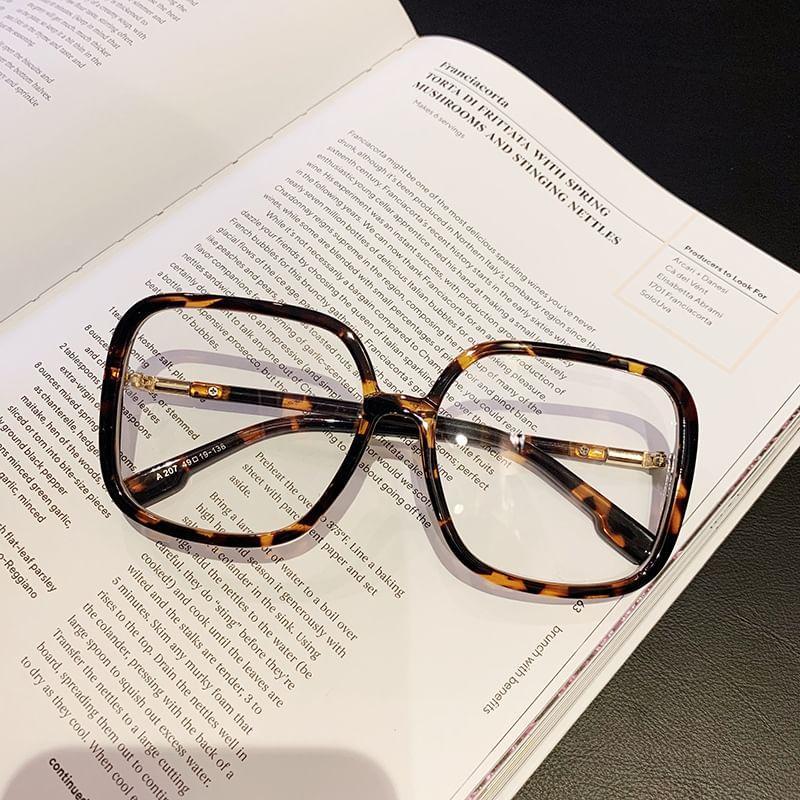 Plain Square Eyeglasses Product Image