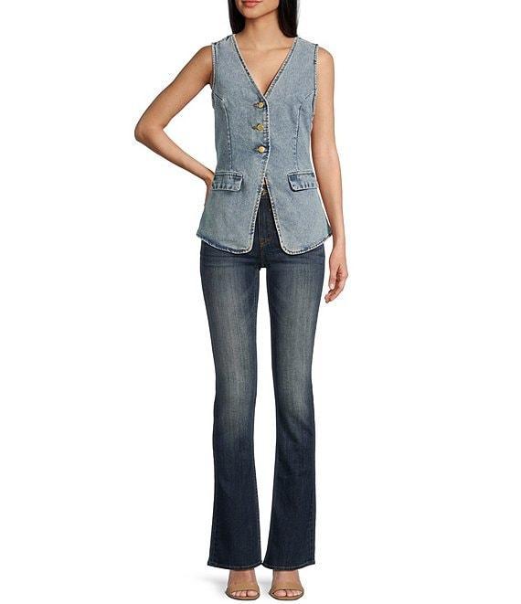 Vigoss Long Denim Vest Product Image