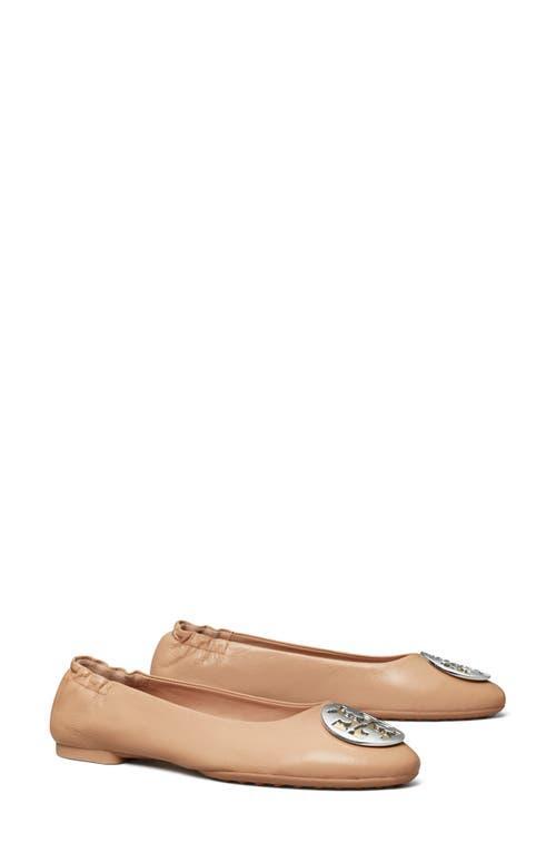 Claire Leather Medallion Ballerina Flats Product Image