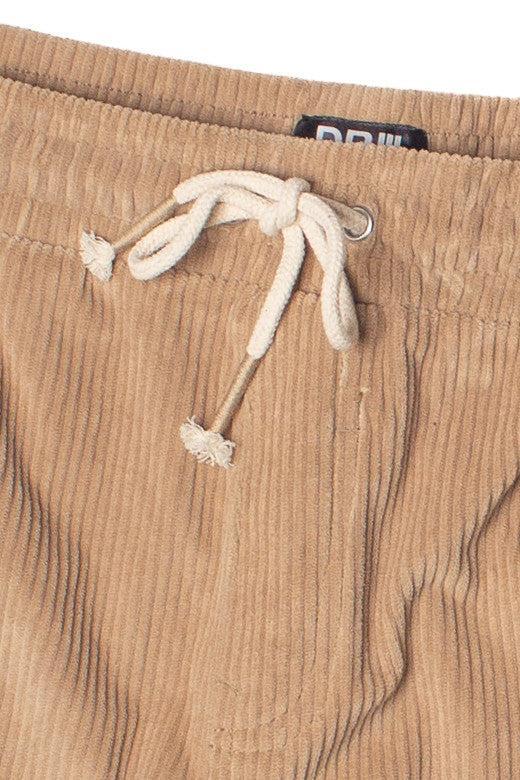 Drawstring Corduroy Shorts Product Image