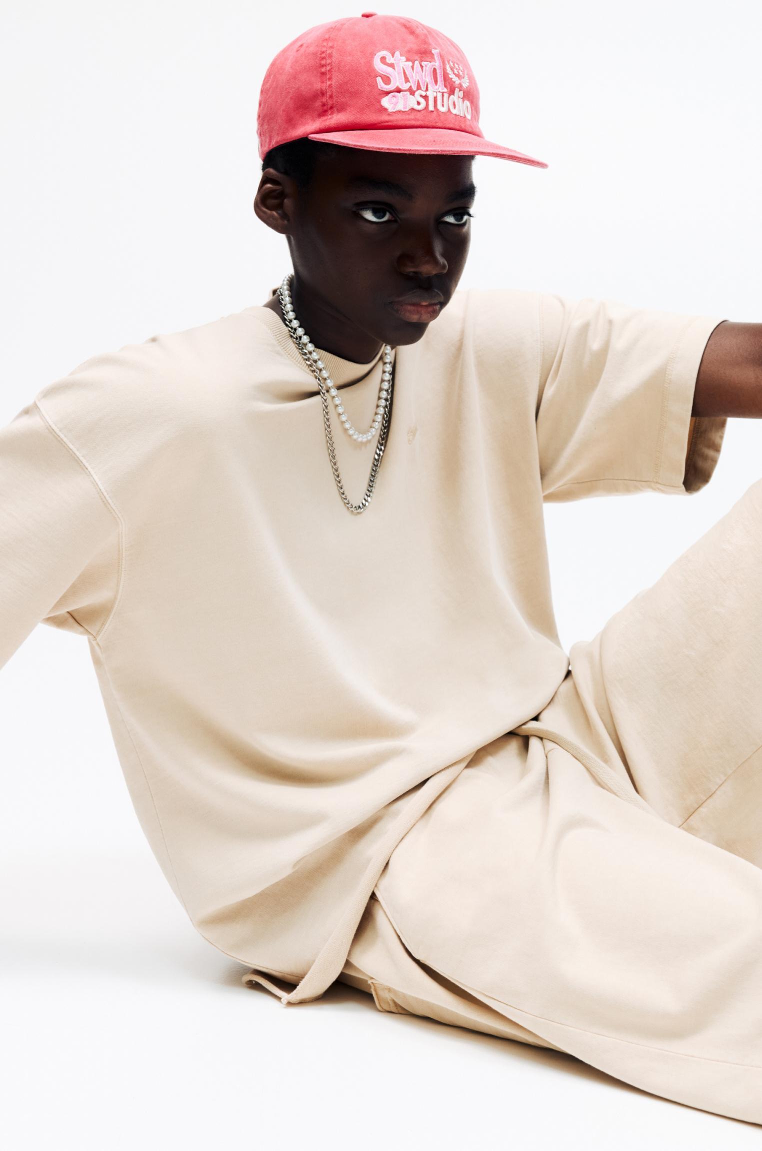 Baggy Bermuda sweat shorts Product Image