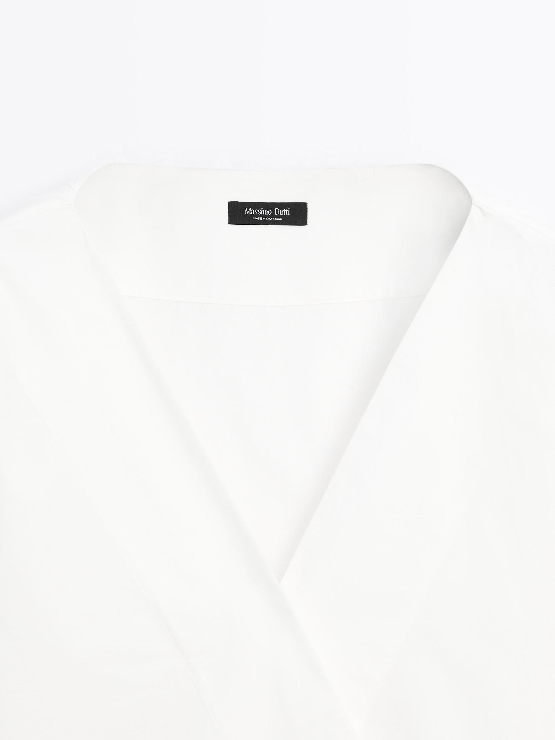 100% cotton surplice blouse Product Image