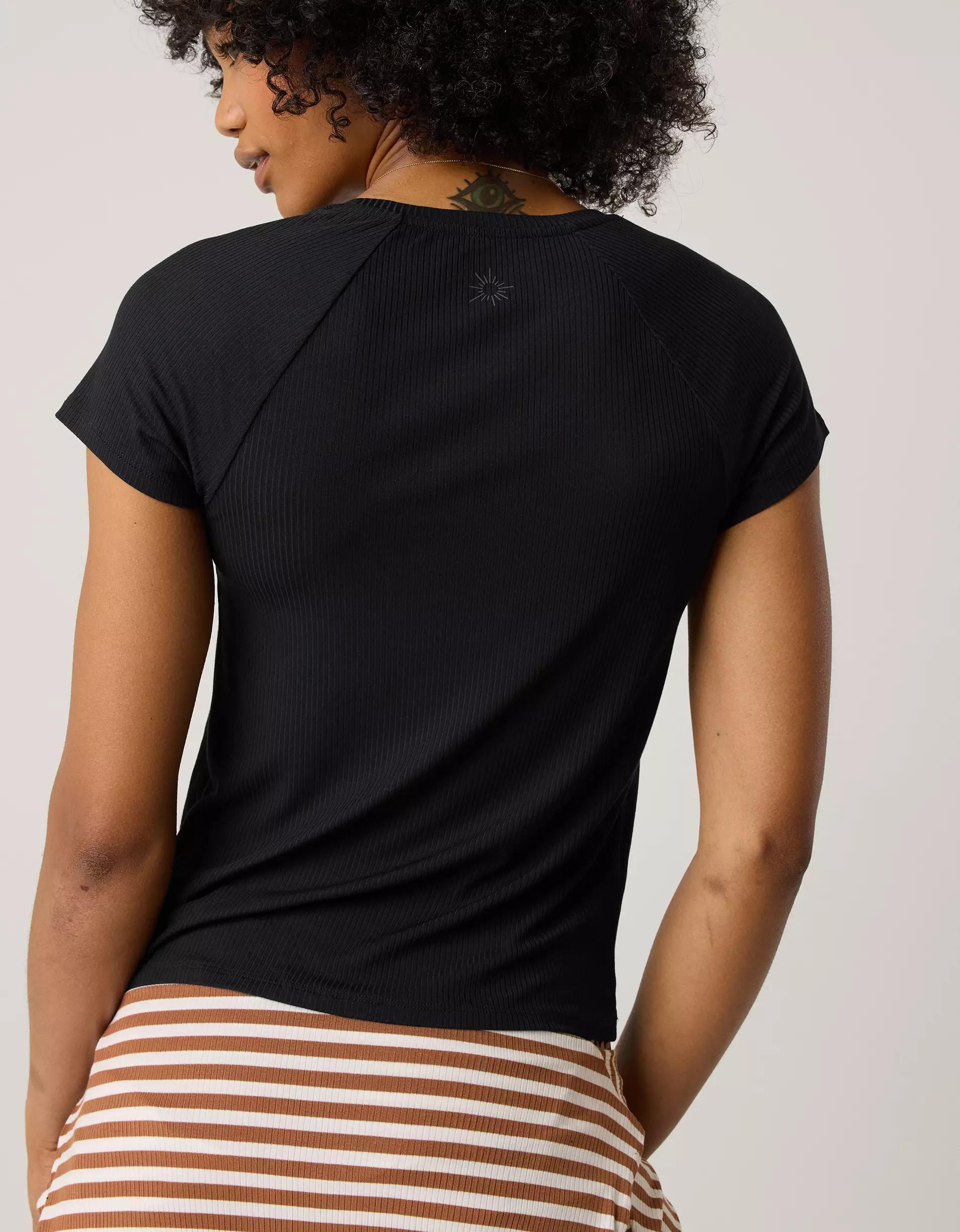 OFFLINE By Aerie Thumbs Up Ribbed T-Shirt Product Image