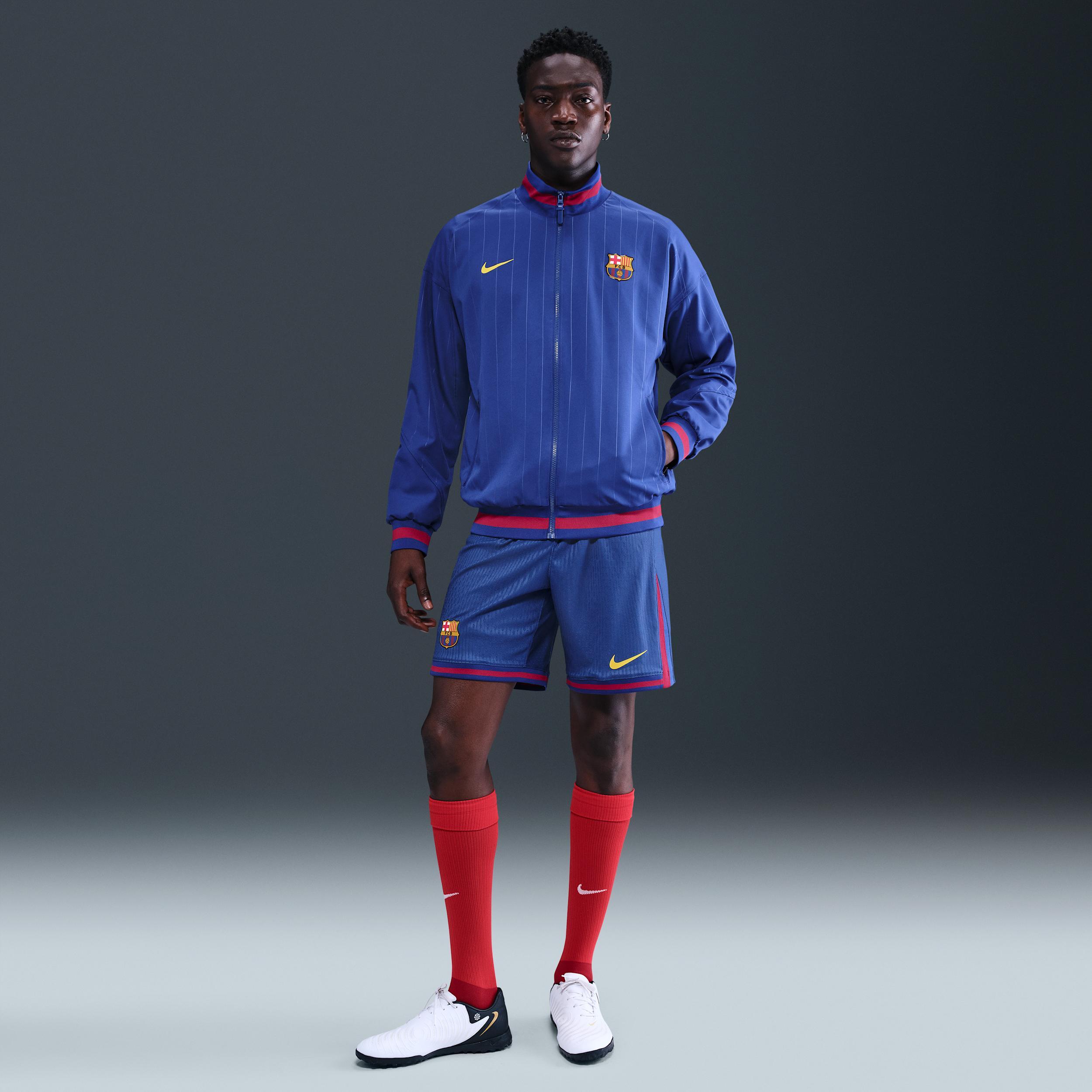 FC Barcelona Strike Home Nike Men's Dri-FIT Soccer Anthem Jacket Product Image