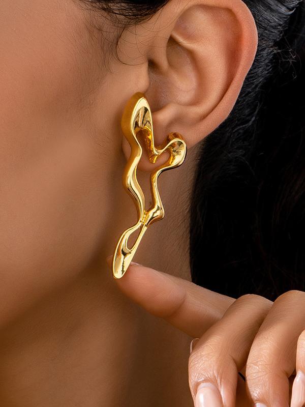 Geometric Drop Earrings Product Image