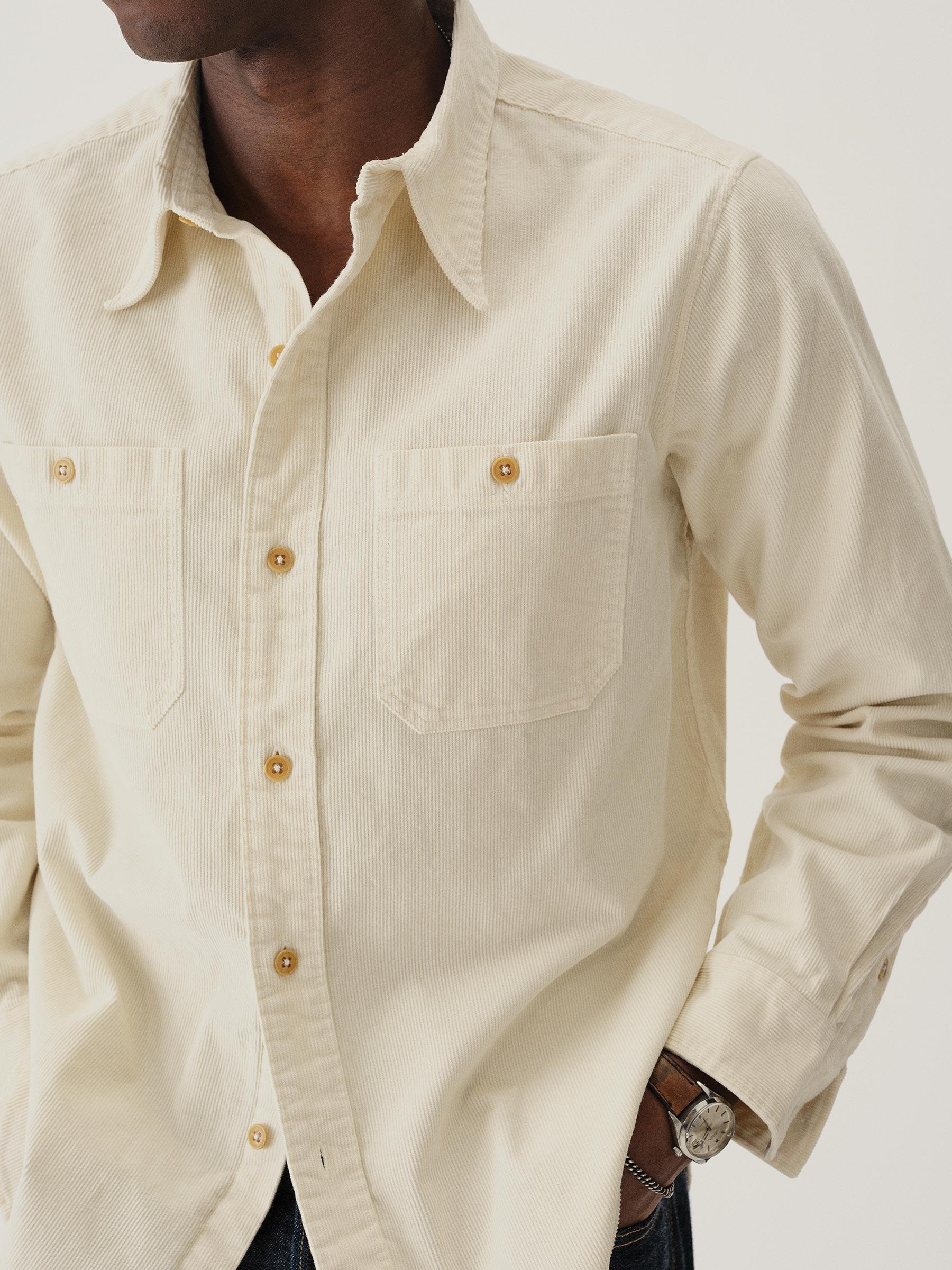 Dried Wheat Craftsman Corduroy Station Workshirt Product Image