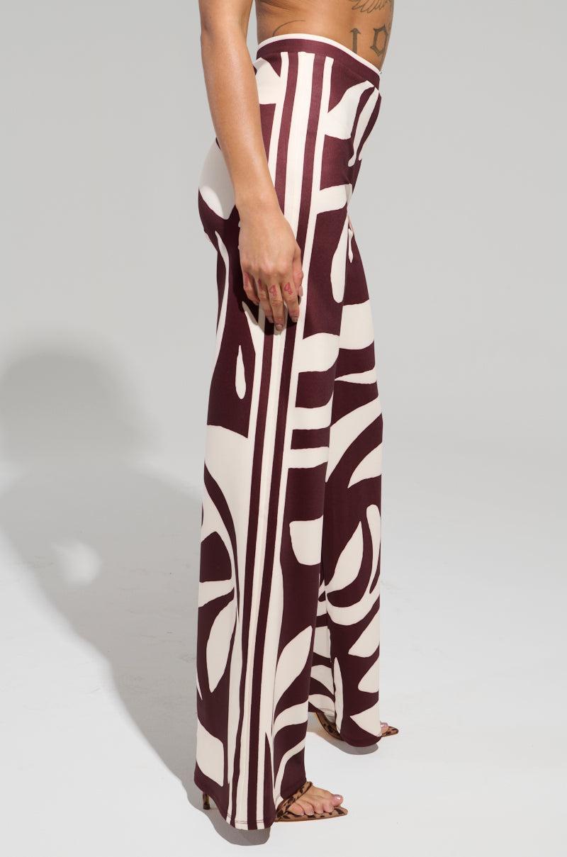 ONE FOR YOU PRINTED PALAZZO PANT Product Image