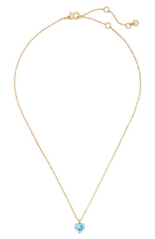 kate spade new york My Love April Birthstone Heart Pendant Necklace, 16-19 Product Image