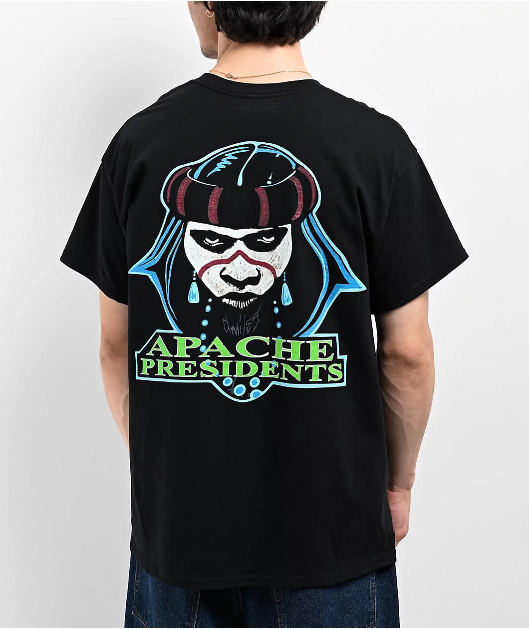 Apache Presidents Black T-Shirt Product Image