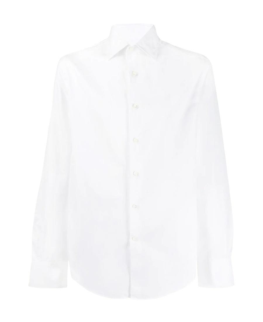 BRUNELLO CUCINELLI Classic Poplin Shirt In White Product Image