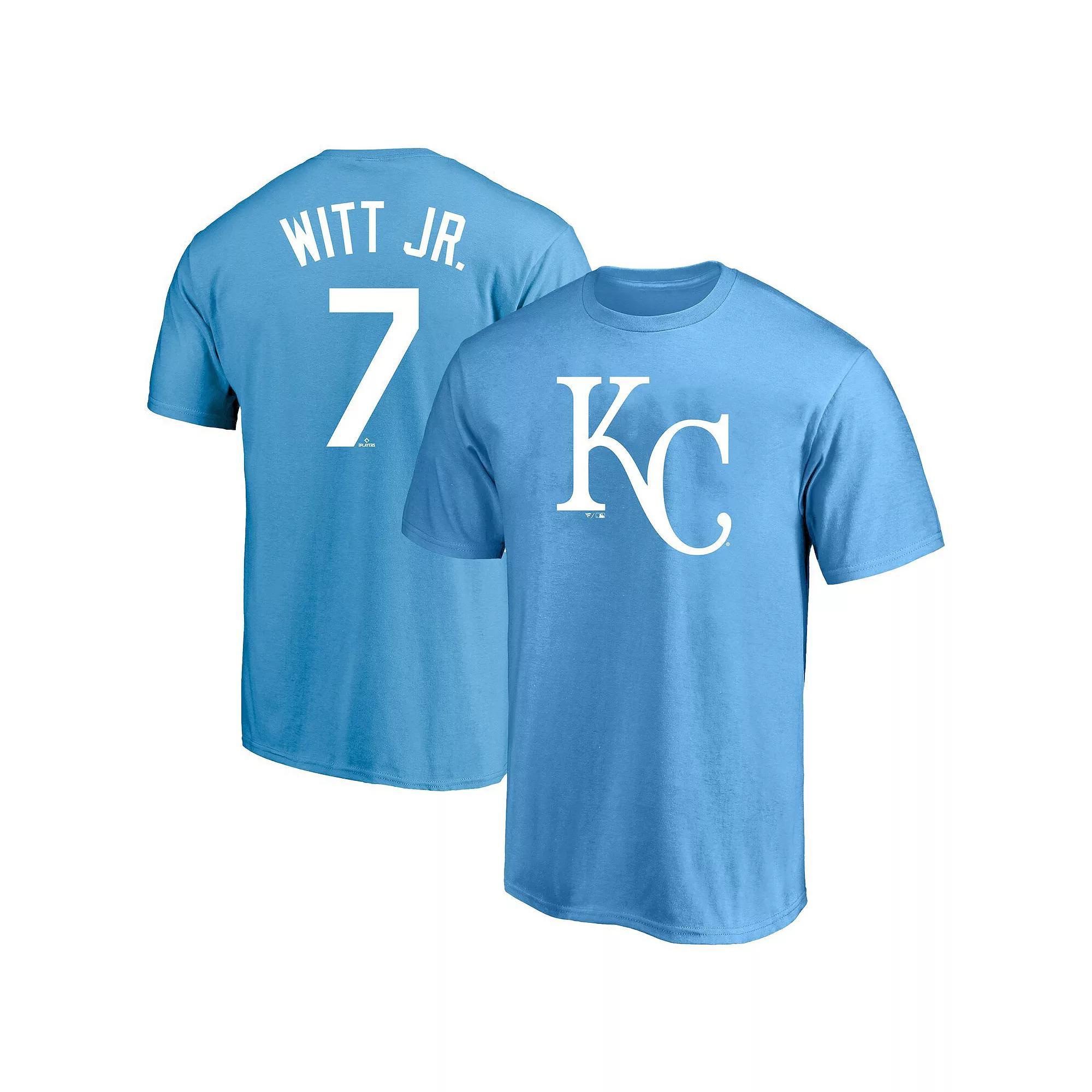 Men's Profile Bobby Witt Jr. Royal Kansas City Royals Big & Tall Player Name & Number T-Shirt,  Product Image