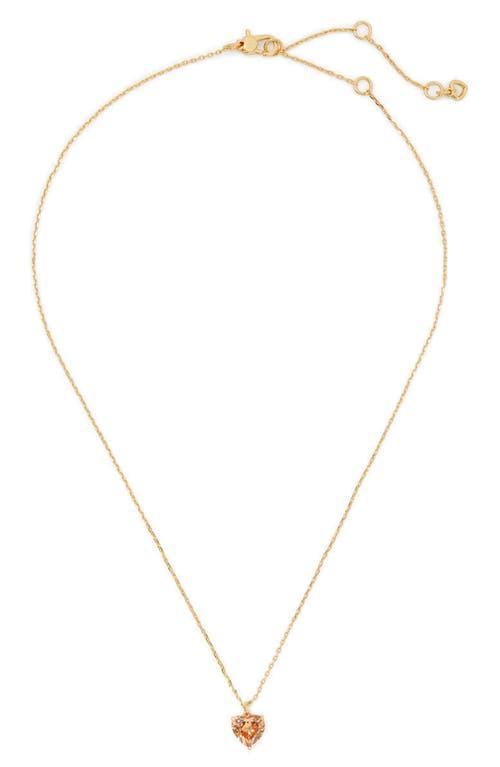 kate spade new york My Love April Birthstone Heart Pendant Necklace, 16-19 Product Image