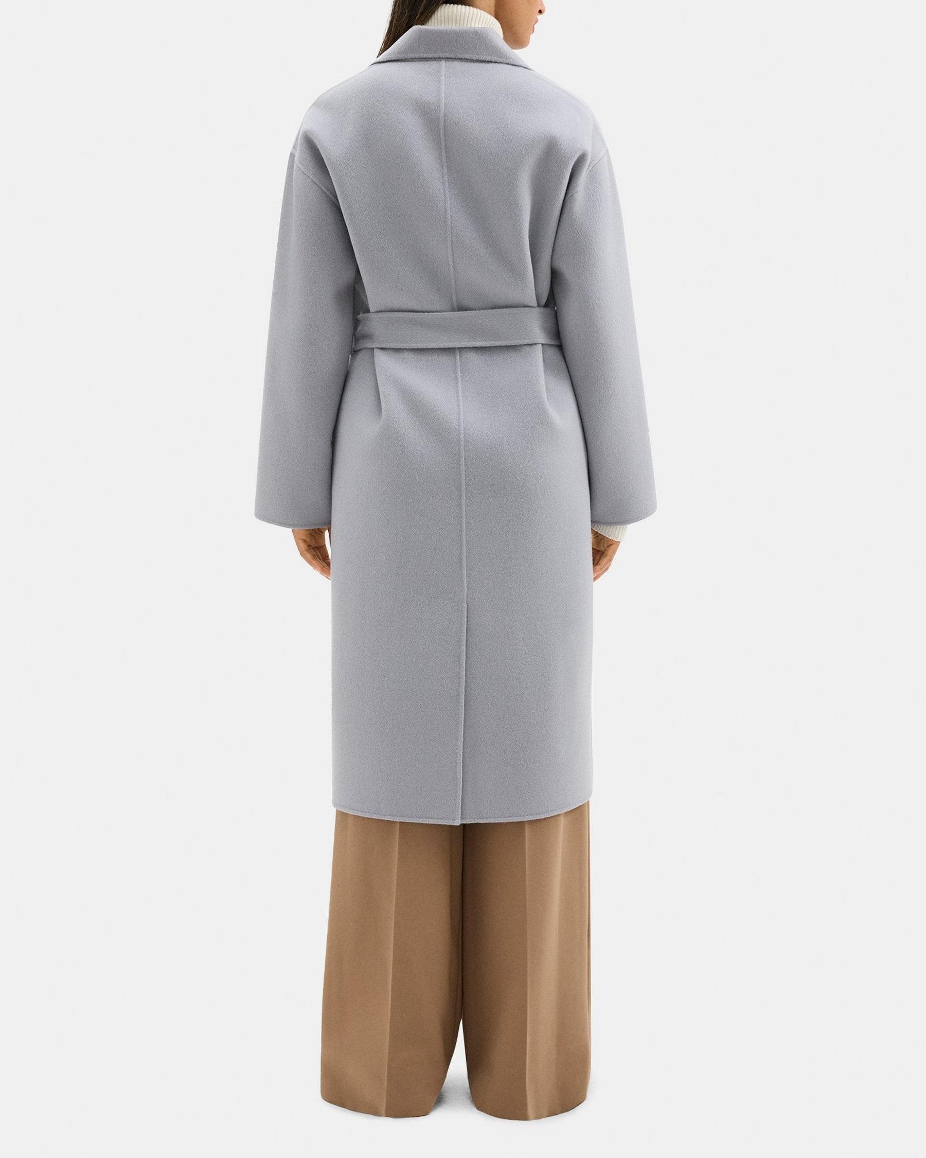 Robe Coat in Double-Face Wool-Cashmere Product Image