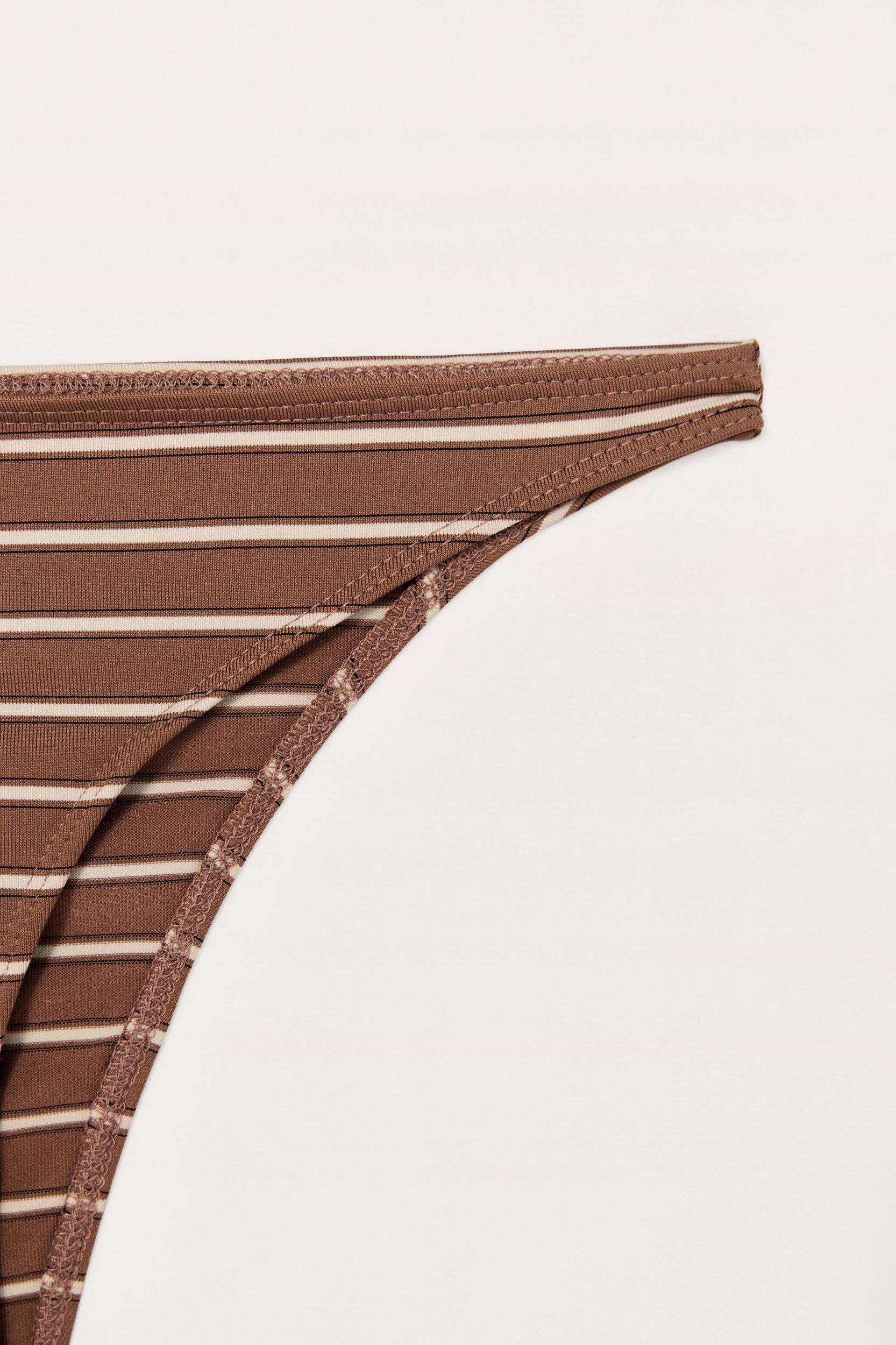 LIMITED EDITION STRIPED BIKINI BOTTOMS Product Image