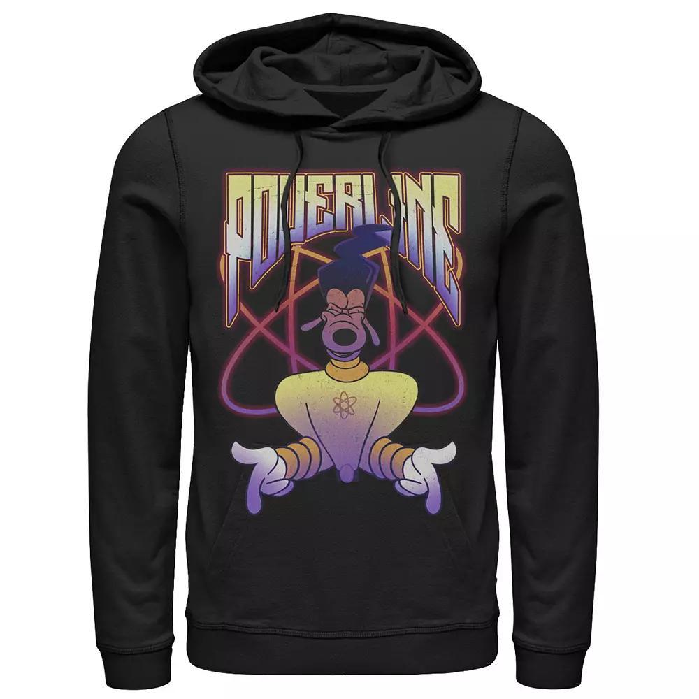 Disney's A Goofy Movie Powerline Portrait Men's Hoodie, Size: Large, Black Product Image