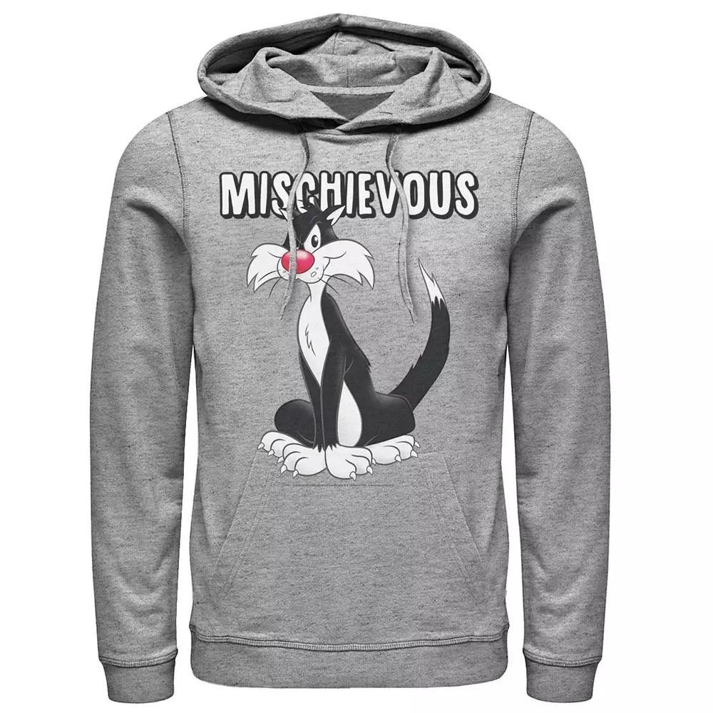 Men's Looney Tunes Sylvester Mischievous Portrait Hoodie,  Product Image