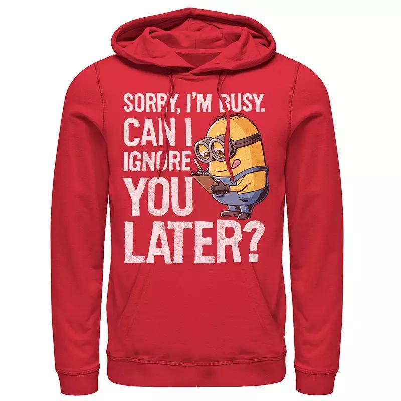 Mens Despicable Me Minions Can I Ignore You Later Pullover Hoodie Product Image