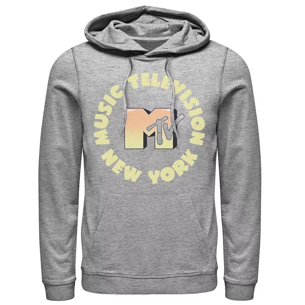 Mens MTV Bubble MTV Back Hoodie Athletic Grey Product Image