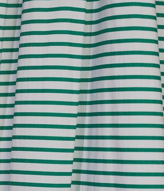 Addison Bay Stripe Scoop Neck Short Sleeve Sailor Dress Product Image
