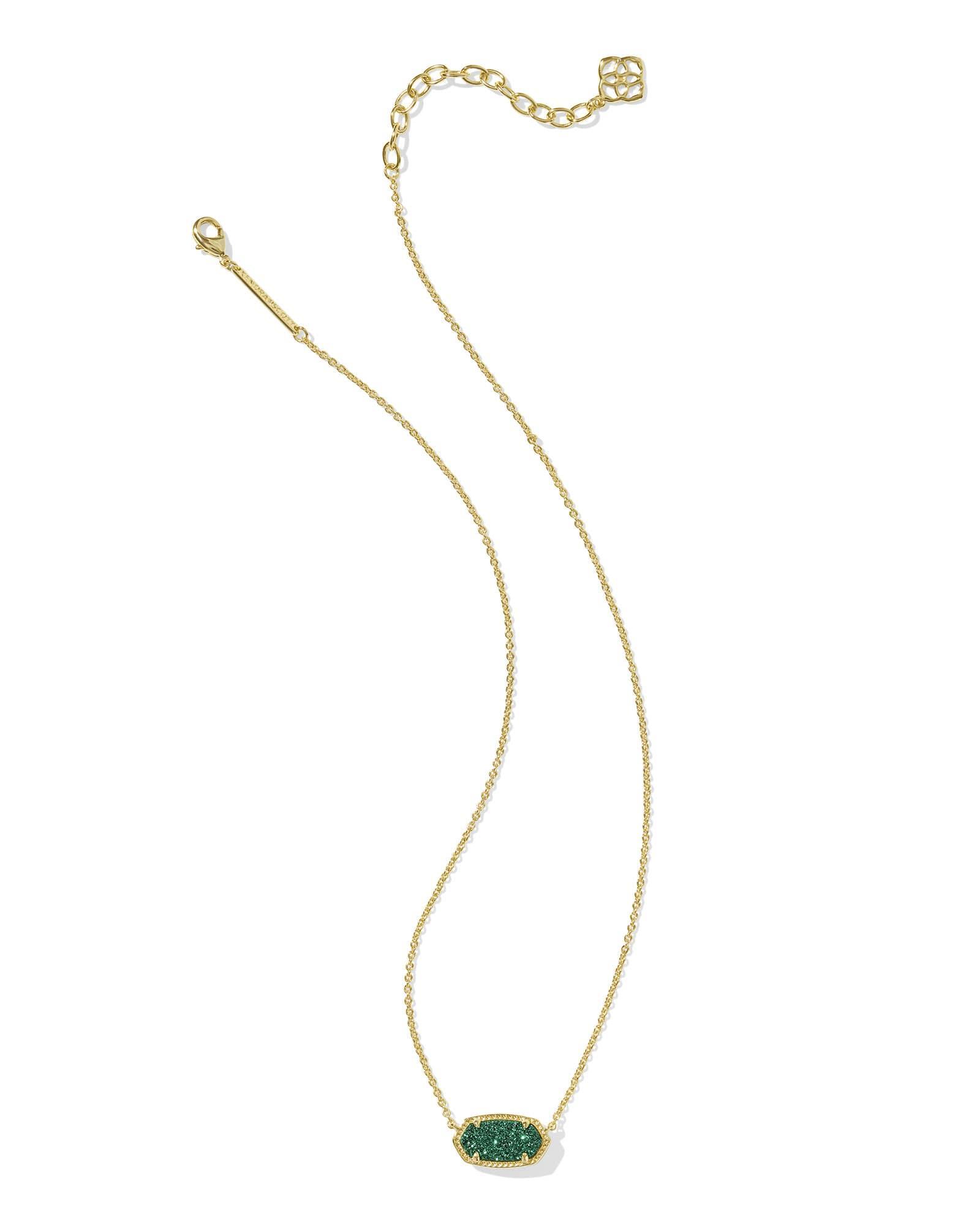 Elisa Gold Short Pendant Necklace Product Image