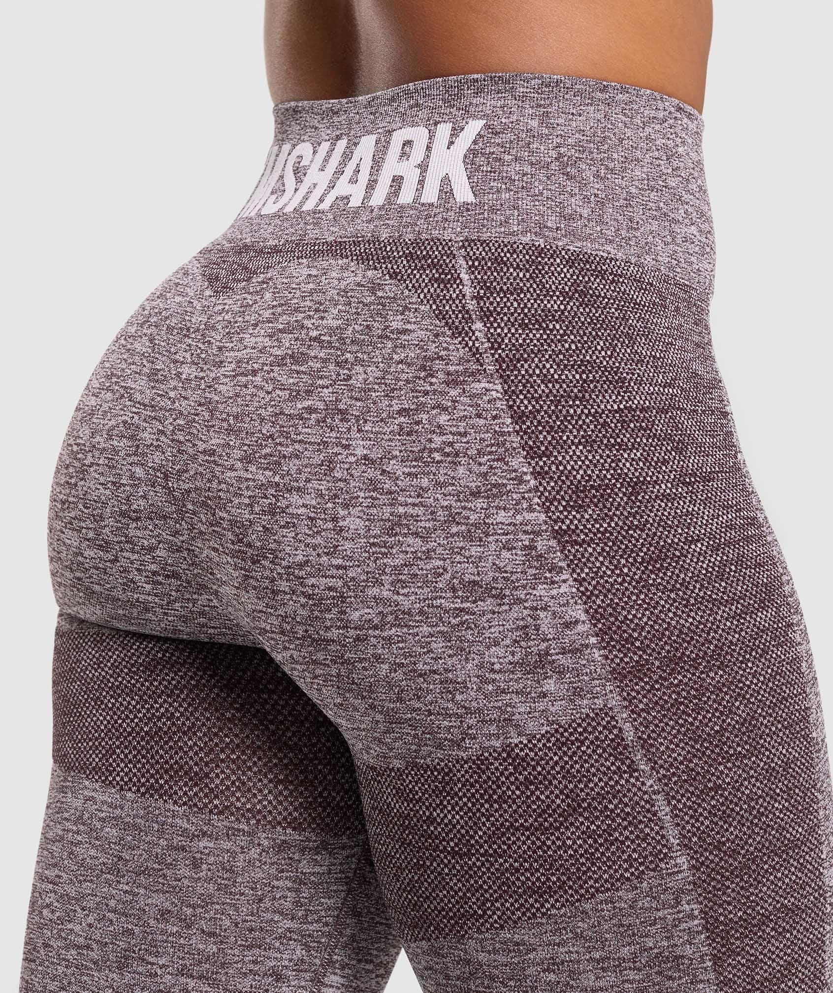 Gymshark Flex High Waisted Leggings - Plum Brown/White Marl Female Product Image