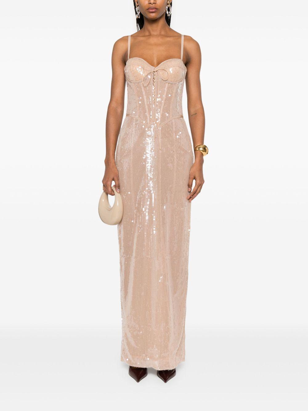 sequinned maxi dress Product Image