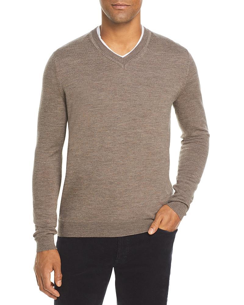 The Mens Store at Bloomingdales V-Neck Merino Sweater - Exclusive Product Image