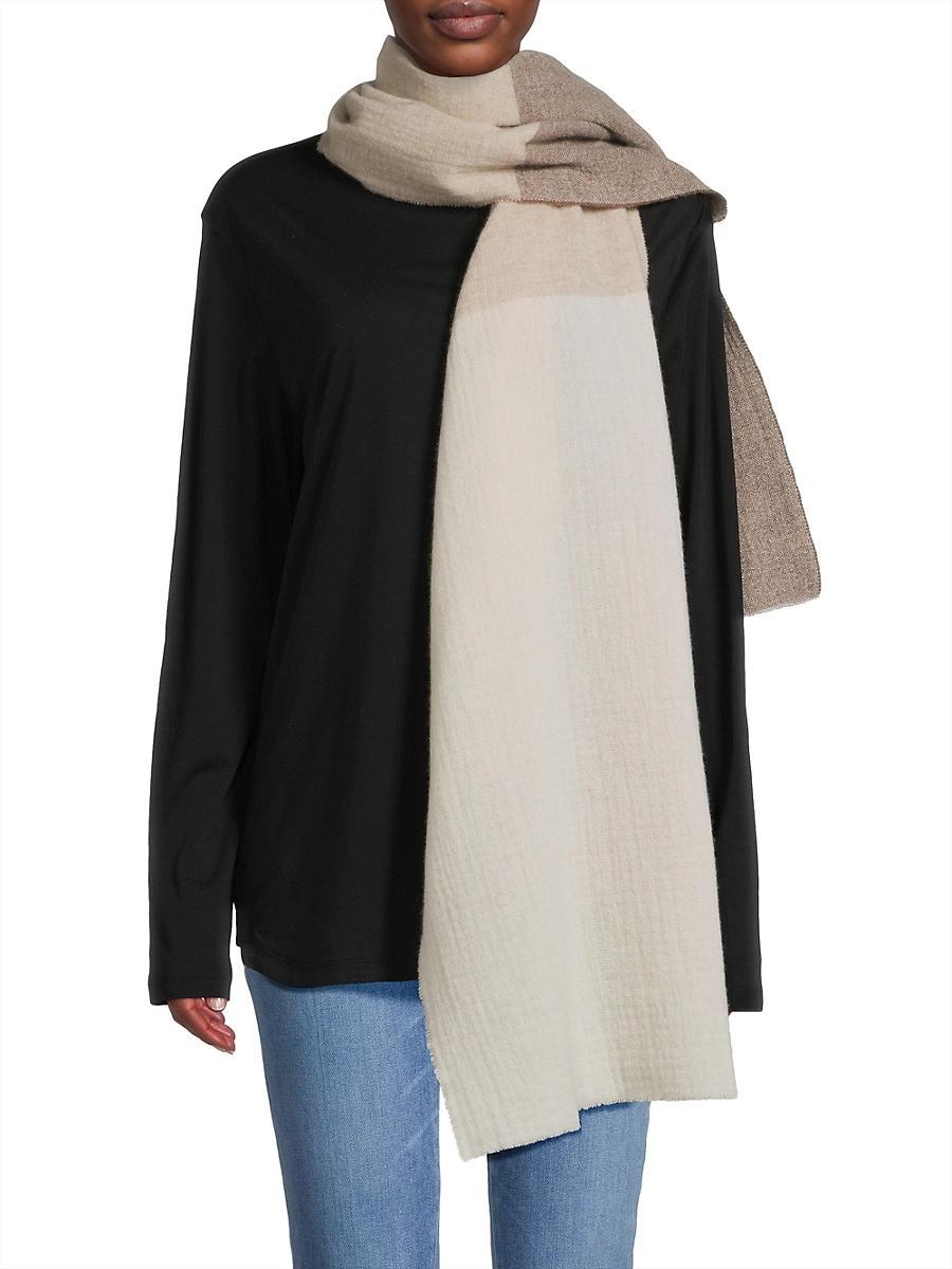 Womens Millie Colorblocked Wool Scarf Product Image