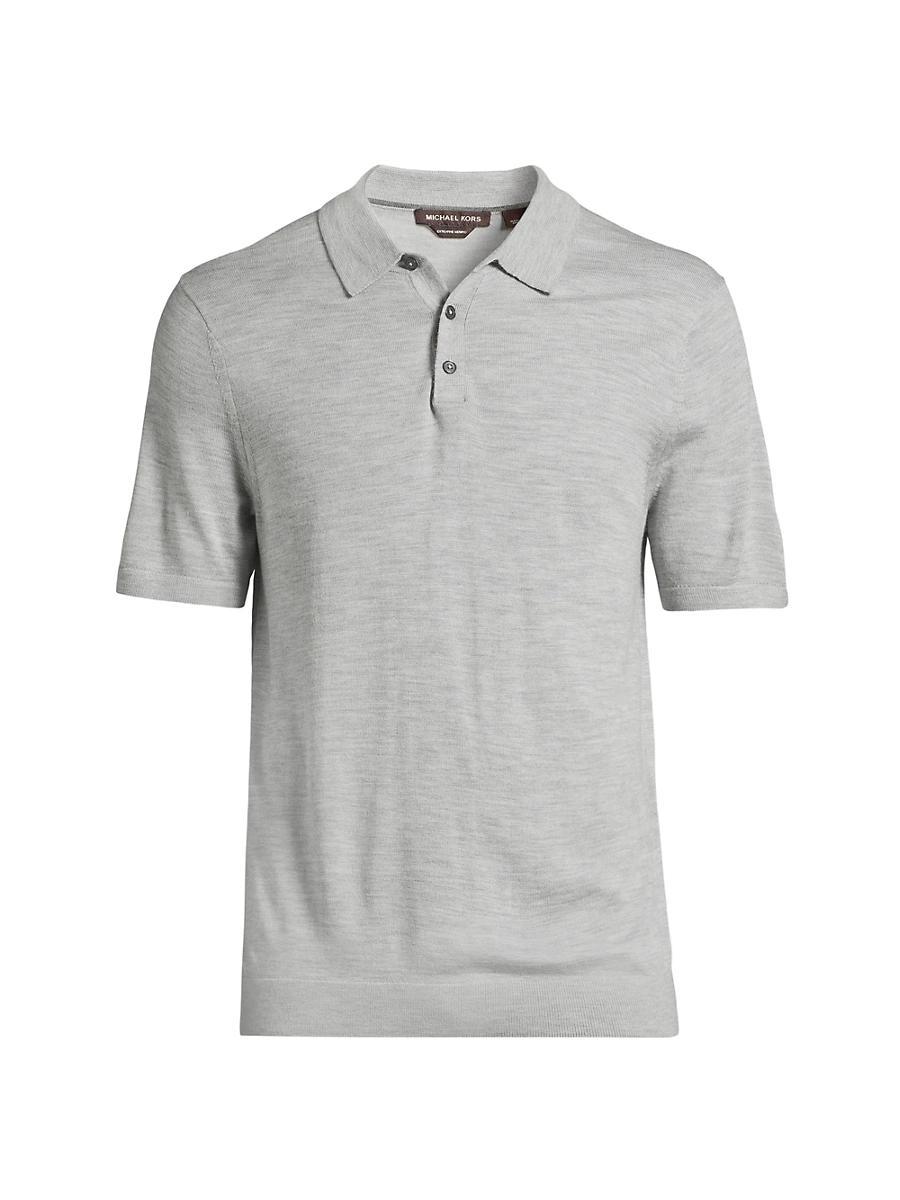 Mens Merino Wool Polo Shirt Product Image