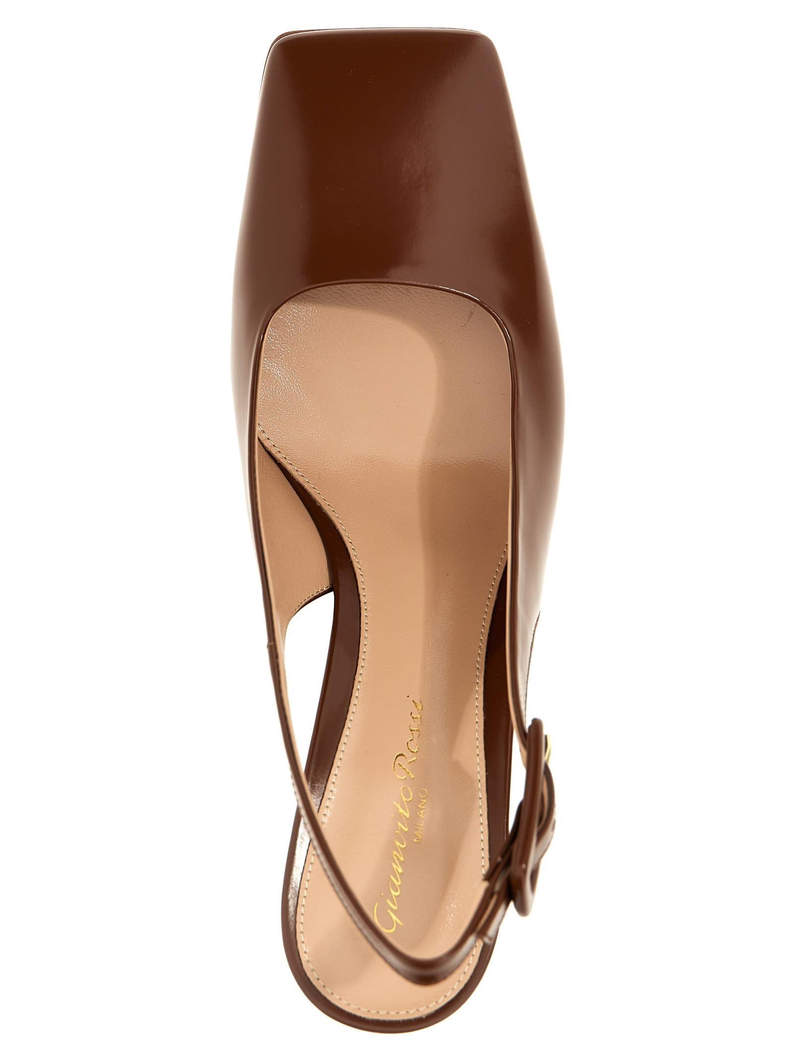 GIANVITO ROSSI Ric Pumps In Brown Product Image