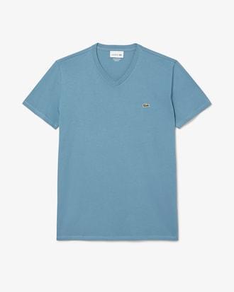 Men's Lightweight Pima Cotton V-Neck T-Shirt Product Image