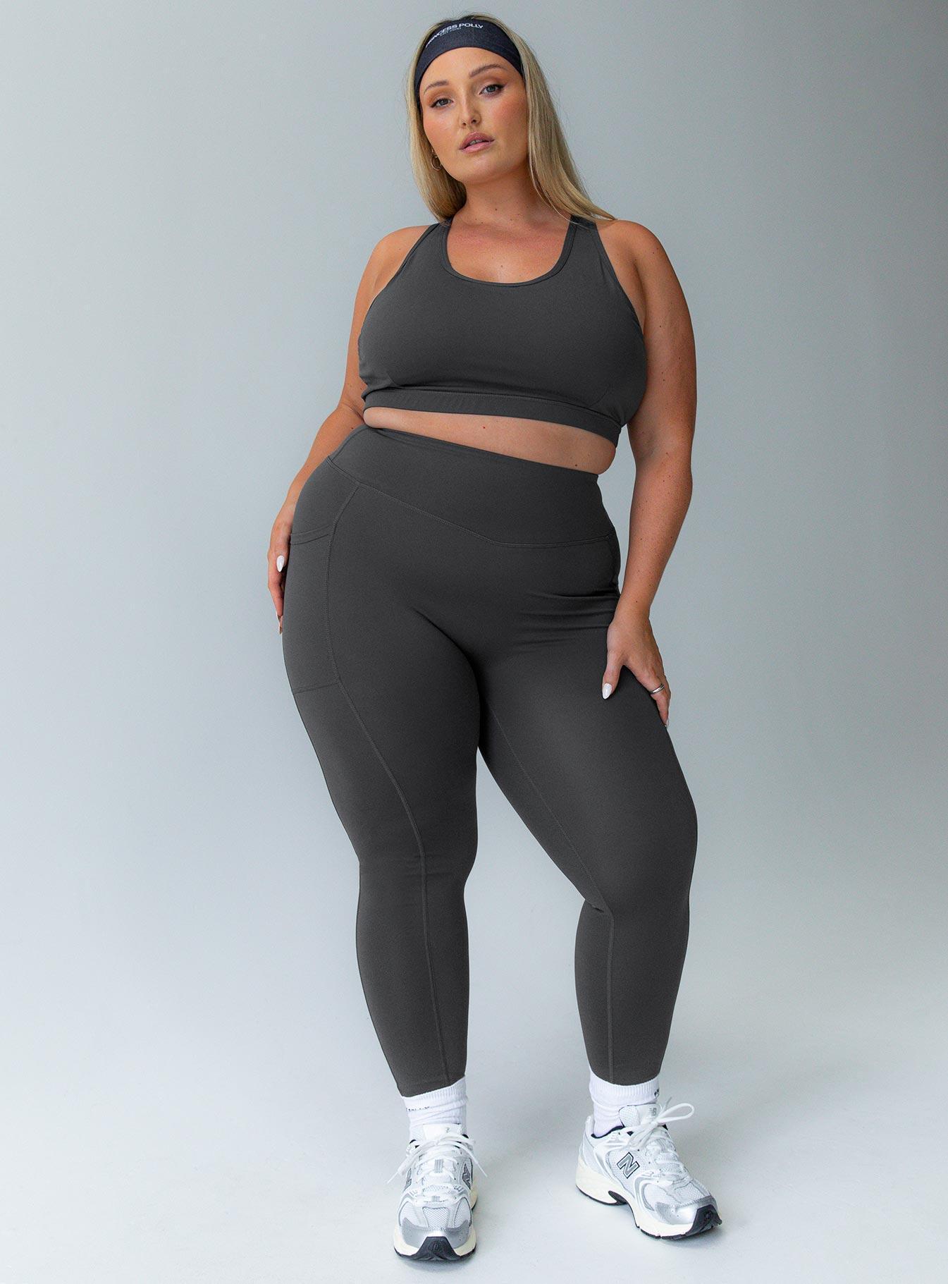 Achieve Activewear Leggings Grey Curve Product Image
