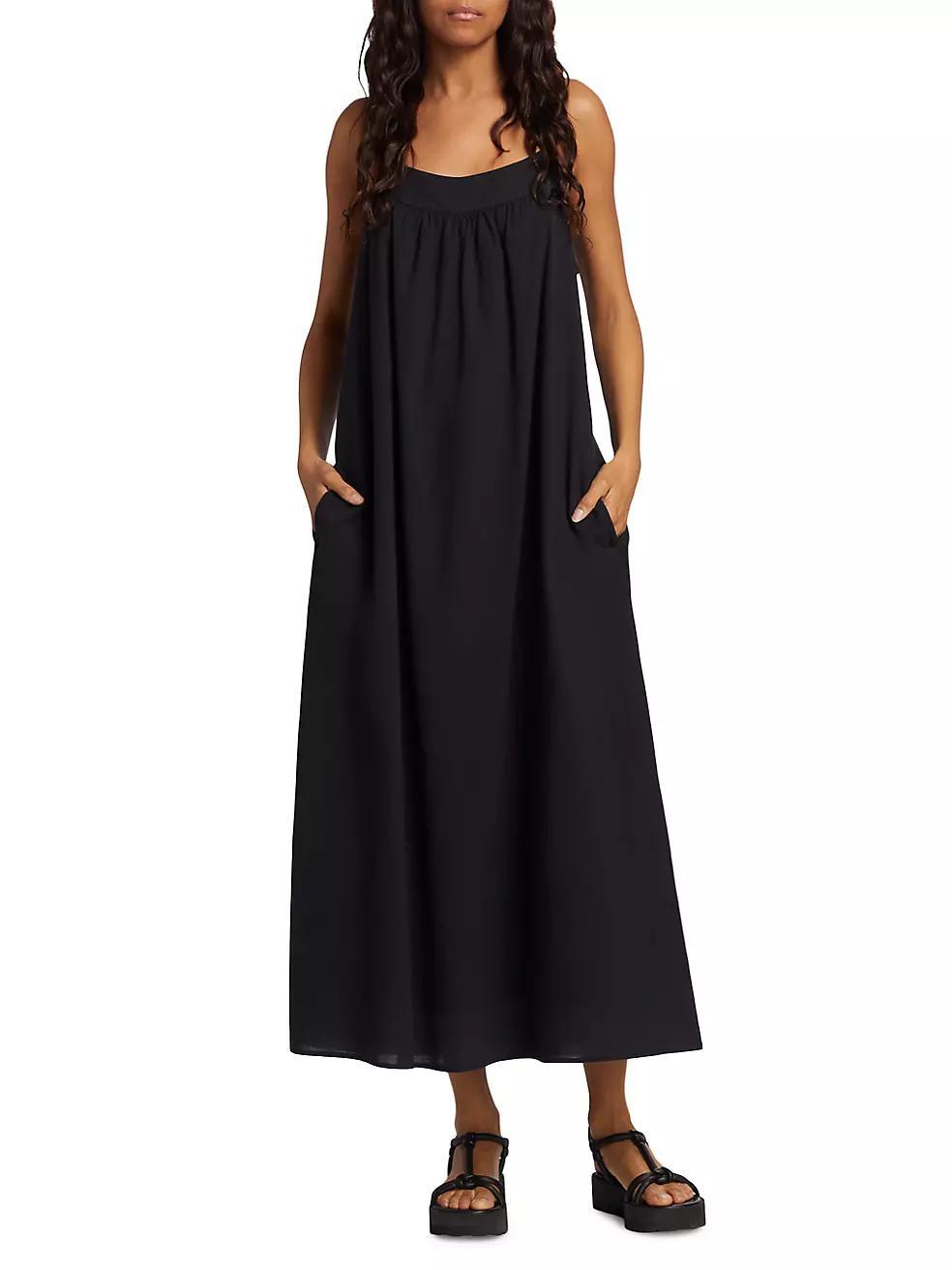 Tenley Cotton Midi-Dress Product Image