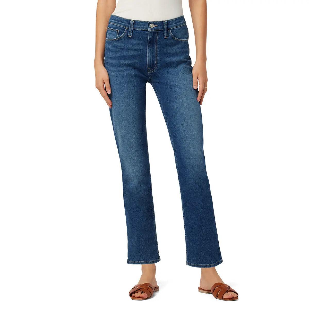 Hudson Women's Blair High Rise Straight Crop Jeans Product Image