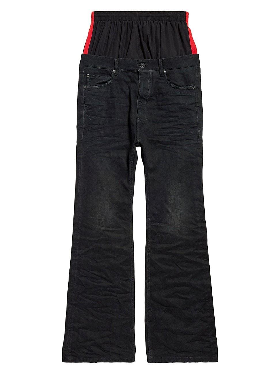 Mens Layered Jeans Product Image