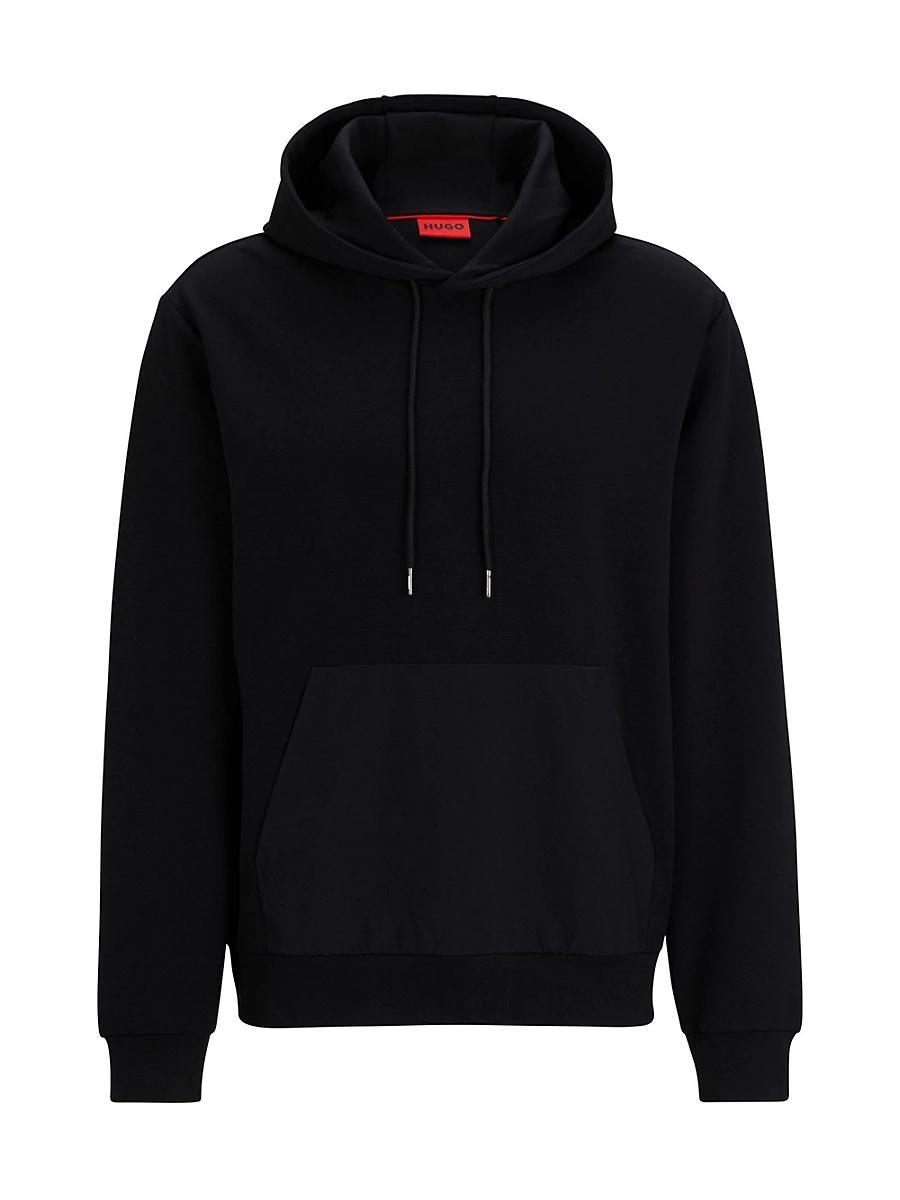 Mens Relaxed-Fit Hoodie in Stretch Cotton Product Image