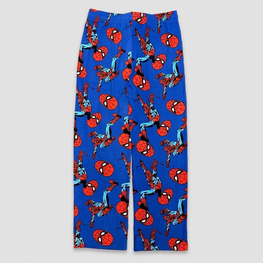 Men's Spider-Man Knit Pajama Pants - Royal Blue S Product Image