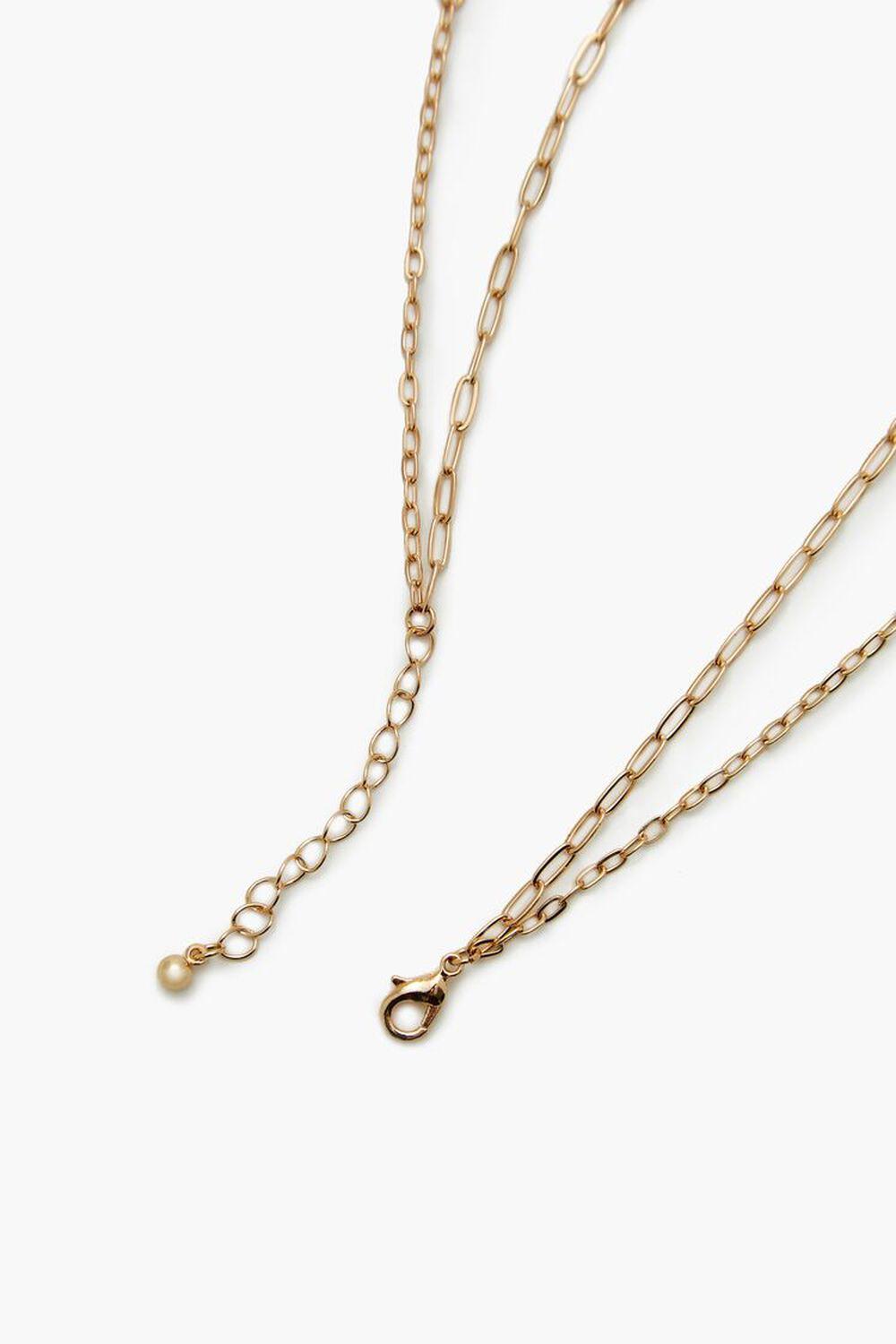 Beaded Layered Charm Necklace | Forever 21 Product Image