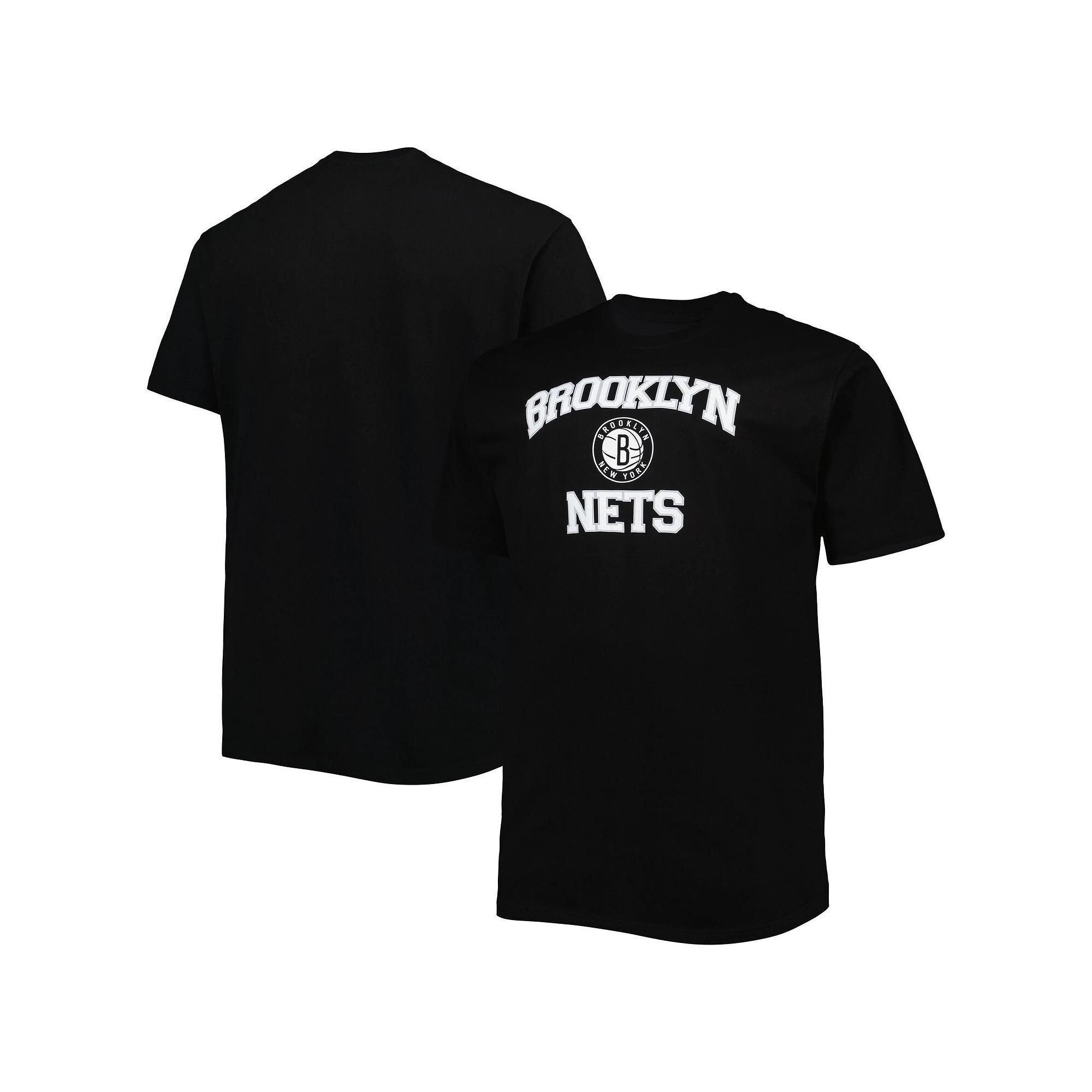 Men's Black Brooklyn Nets Big & Tall Heart & Soul T-Shirt,  Product Image