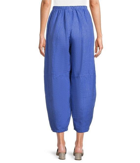 Bryn Walker Oliver Light Linen Elastic Waist Lantern Ankle Pants Product Image