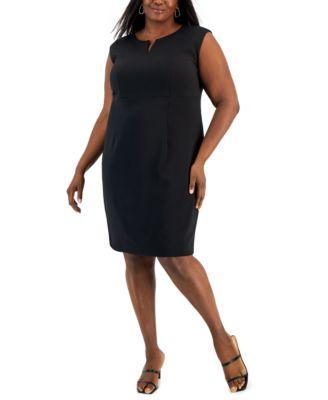 Kasper Plus Size Sleeveless Sheath Dress Product Image