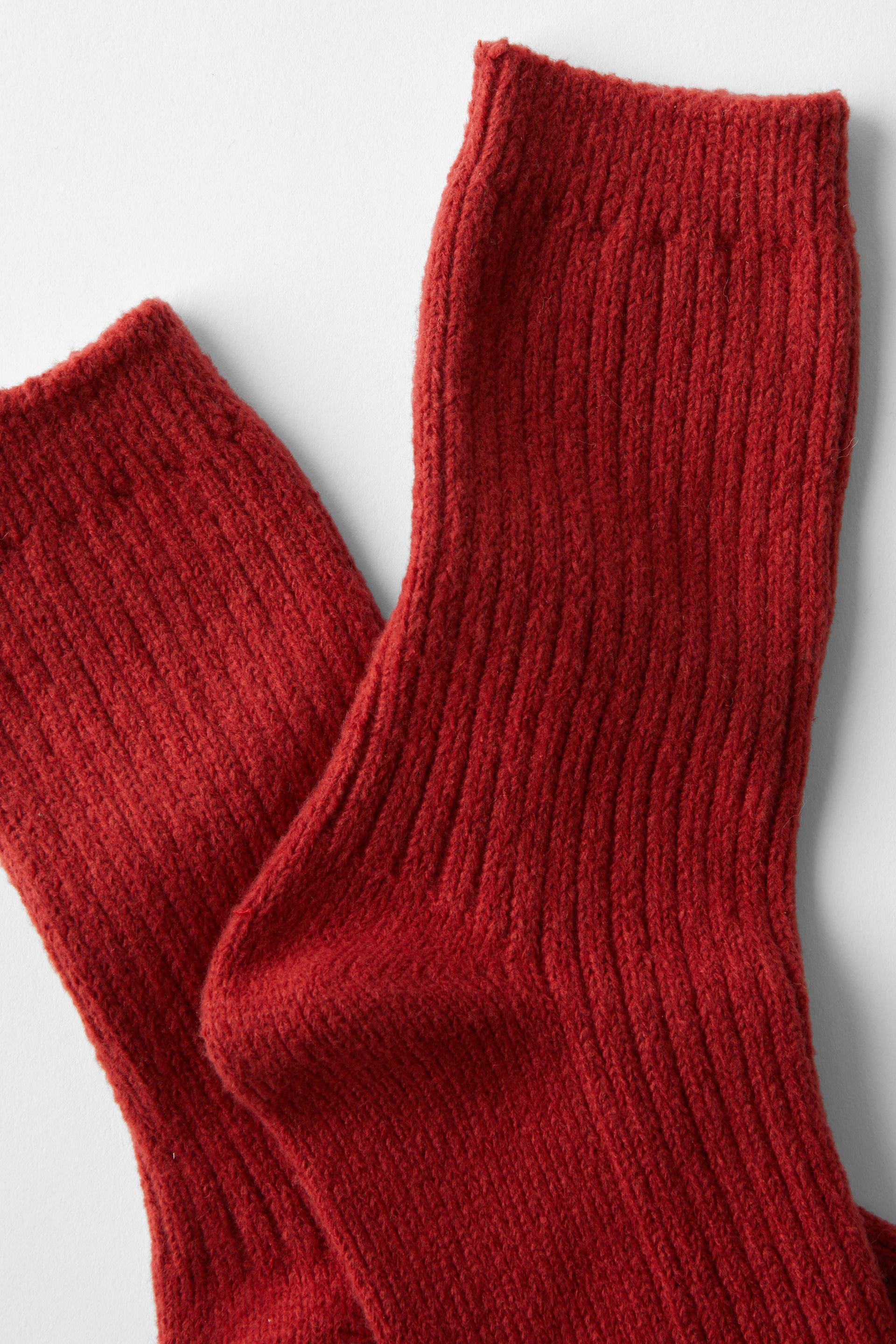 Classic Ribbed Cosy Crew Sock Product Image