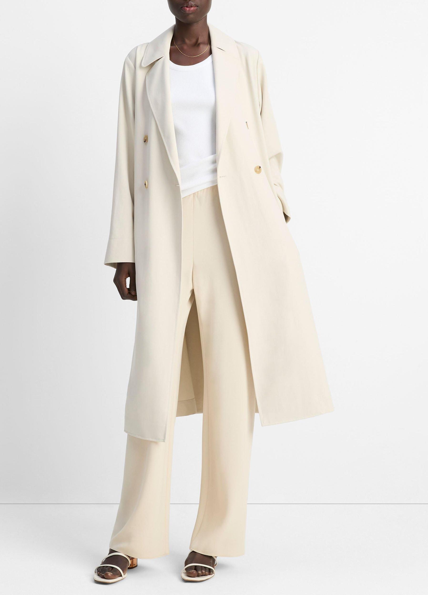 Drapey Trench Coat Product Image
