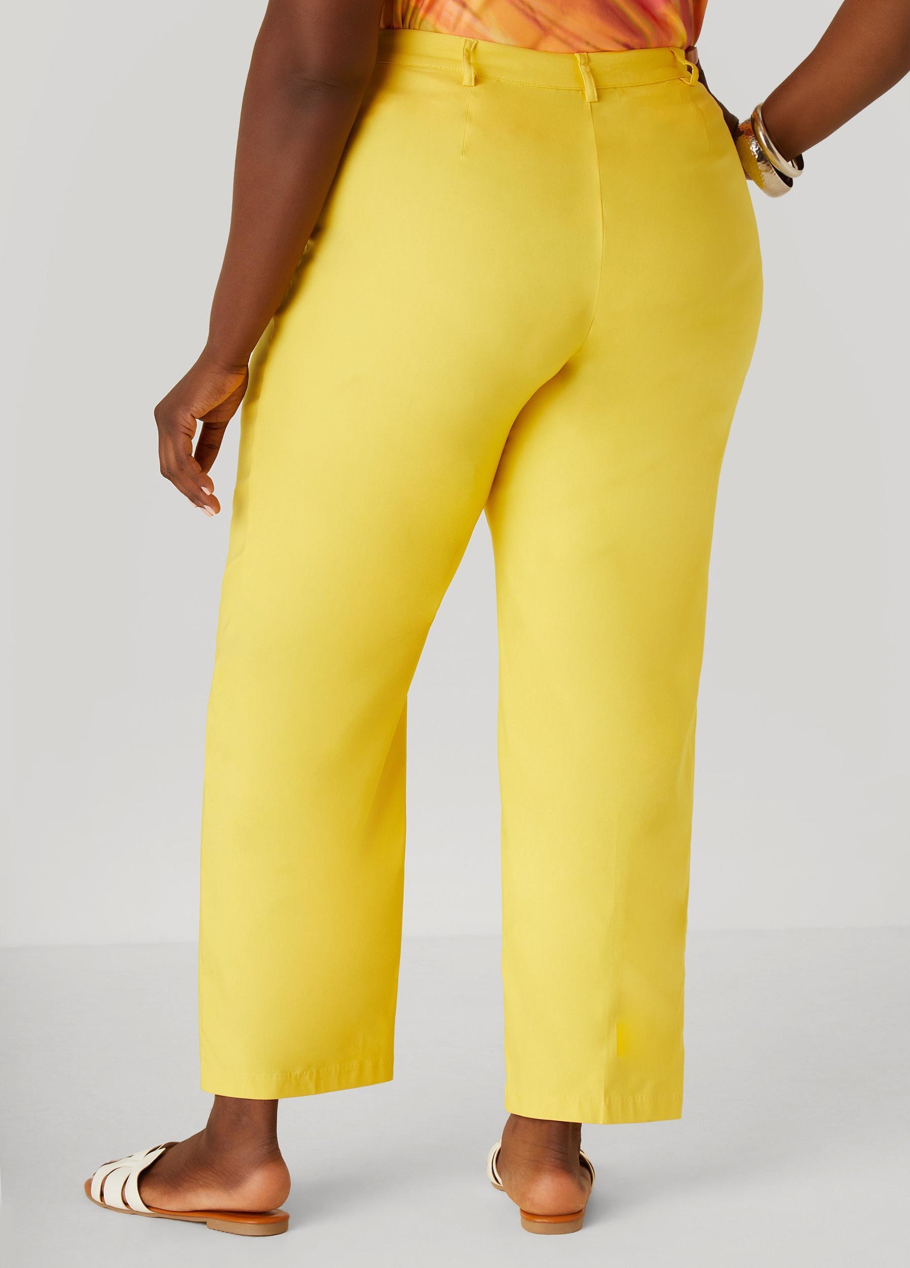 Plus Size Millennium Twill Trousers Ashley Stewart Product Image
