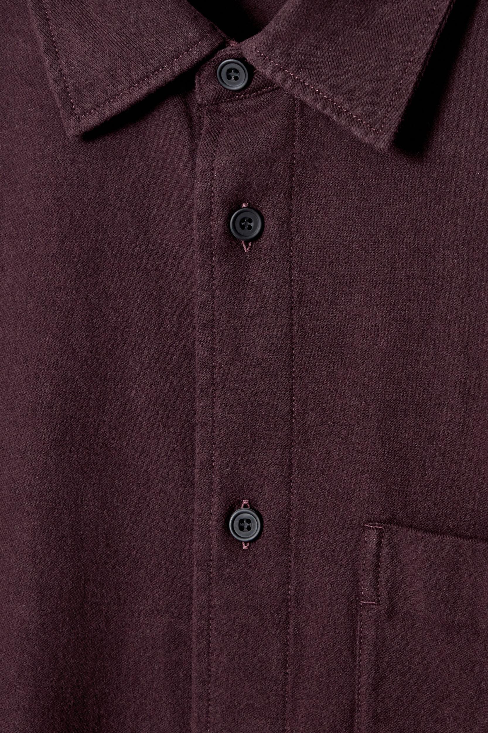 RELAXED BRUSHED COTTON-BLEND SHIRT Product Image